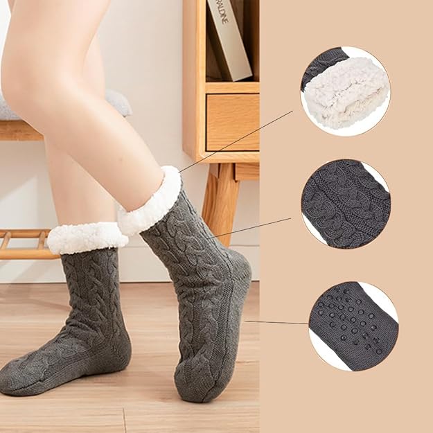 TeddyPaws™ SnowKiss Cozy Socks