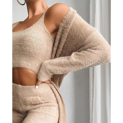 TeddyPaws Plush Lounge Set